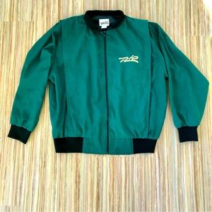 Rio Suite Hotel & Casino Windbreaker Vintage 90s Jacket Emerald Green